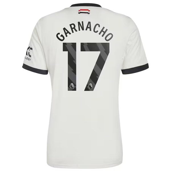 Manchester United 2024/2025 Third Jersey + Garnacho 17 Name and Numbering