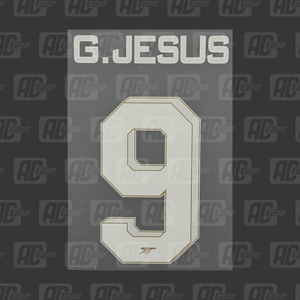 G. JESUS 9 - Official Arsenal 2023/2024 Home Cup Printing