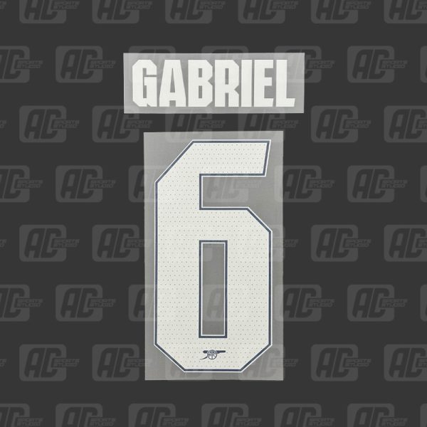 GABRIEL 6 - Official Arsenal 2024/2025 Home Cup Printing