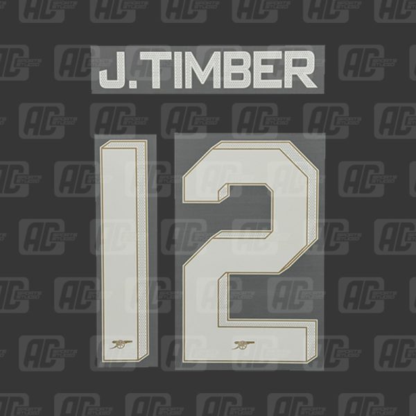 J.TIMBER 12 - Official Arsenal 2023/2024 Home Cup Printing