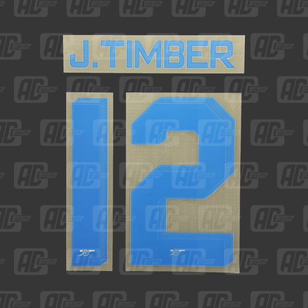 J.TIMBER 12 - Official Arsenal 2023/2024 Away Cup Printing