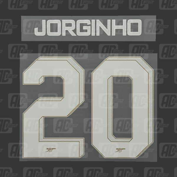 JORGINHO 20 - Official Arsenal 2023/2024 Home Cup Printing