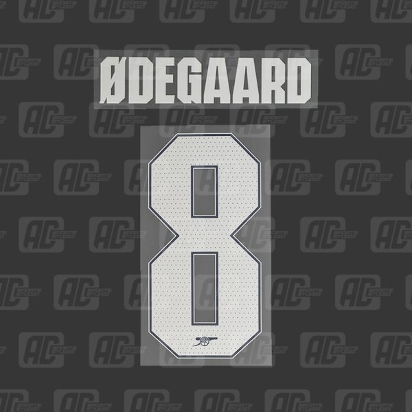 ODEGAARD 8 - Official Arsenal 2024/2025 Home Cup Printing