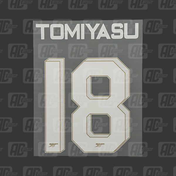 TOMIYASU 18 - Official Arsenal 2023/2024 Home Cup Printing