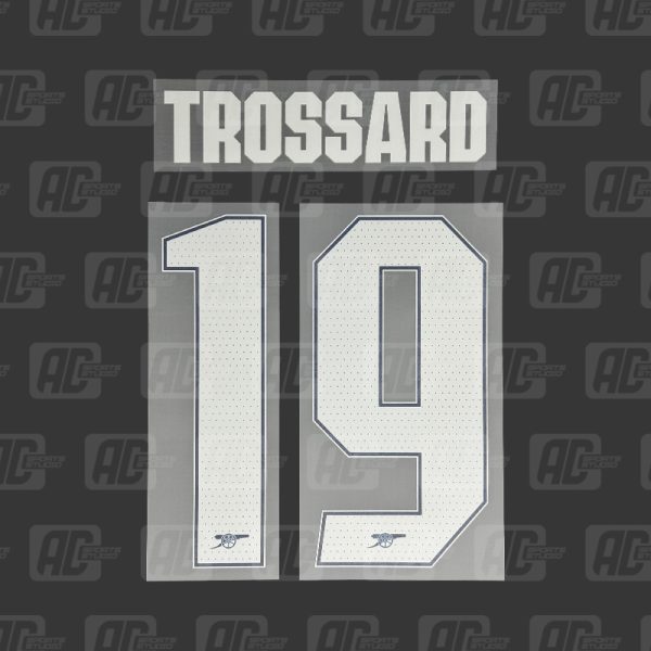 TROSSARD 19 - Official Arsenal 2024/2025 Home Cup Printing