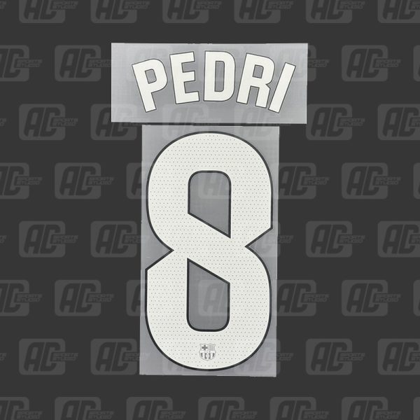 PEDRI 8 - Official FC Barcelona 2023/2024 Home La Liga Printing