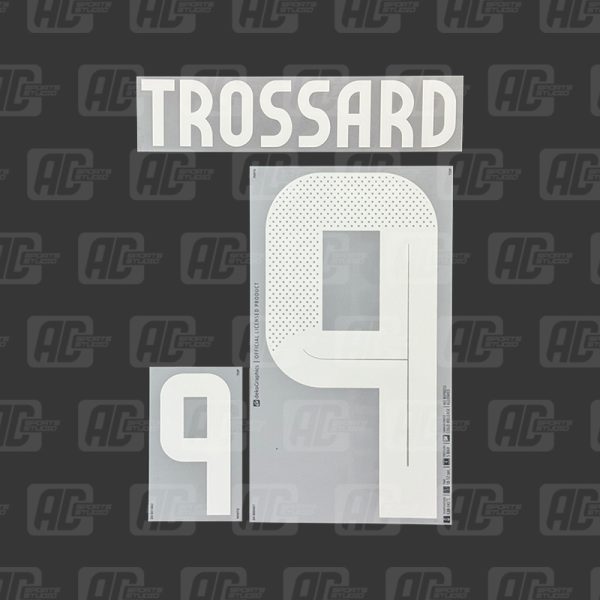 TROSSARD 9- Official Belgium 2024 Away Printing