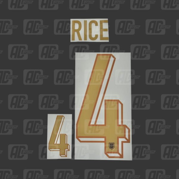 RICE 4 - Official England 2024 Away Printing