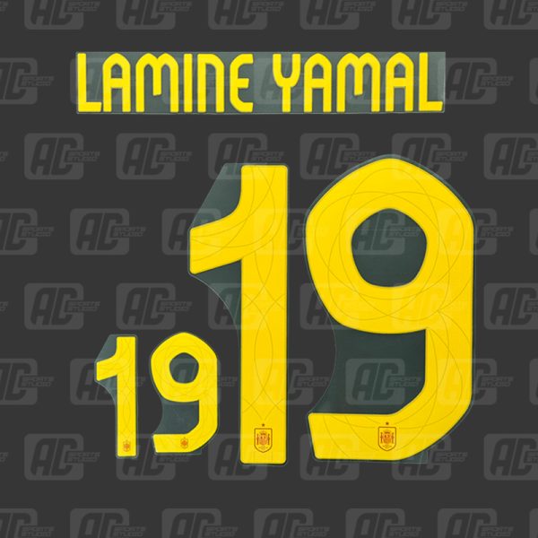 LAMINE YAMAL 19 - Official Spain Home 2024 Printing