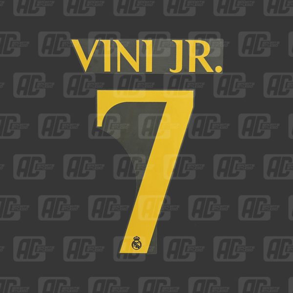 VINI JR. 7 - Official Real Madrid 2023/2024 Away/Third Cup Printing