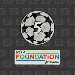 Official Sporting iD UEFA UCL Starball 5 2024 + UEFA Foundation Patch Set