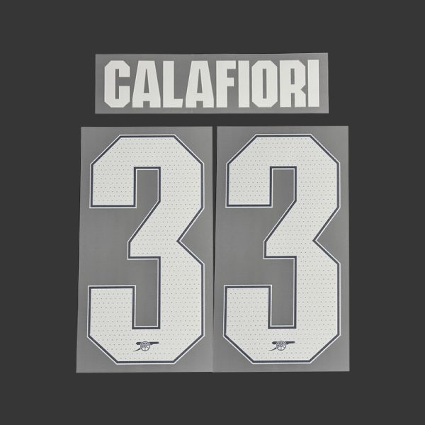 CALAFIORI 33 - Official Arsenal 2024/2025 Home Cup Printing