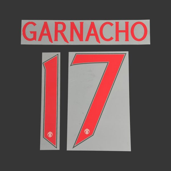 GARNACHO 17 - Official Manchester United 2024/2025 Third Cup Printing